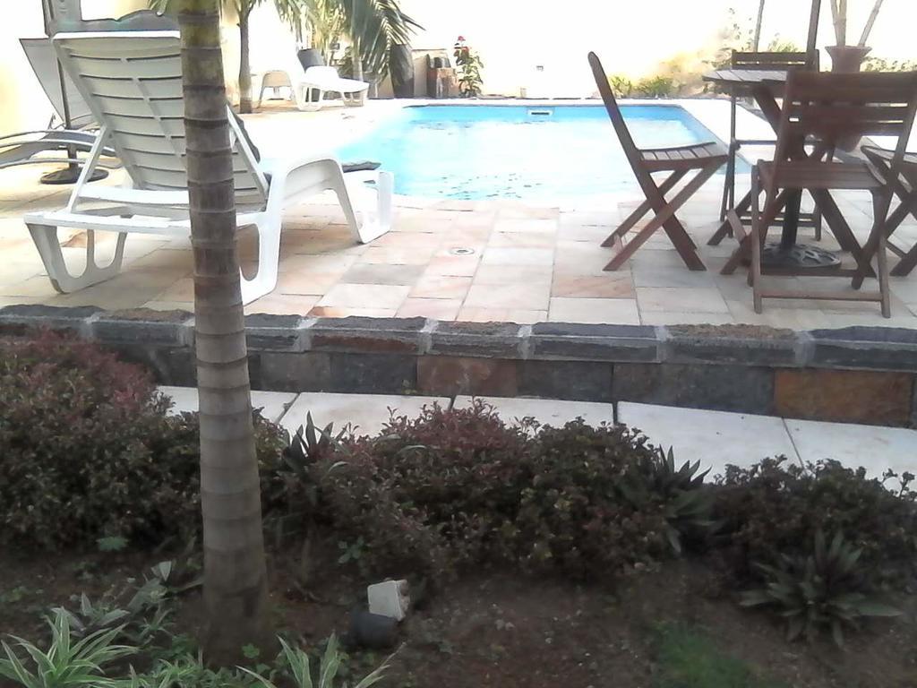 Jolie Villa Santa avec piscine privée Pointe aux Piments Exterior foto